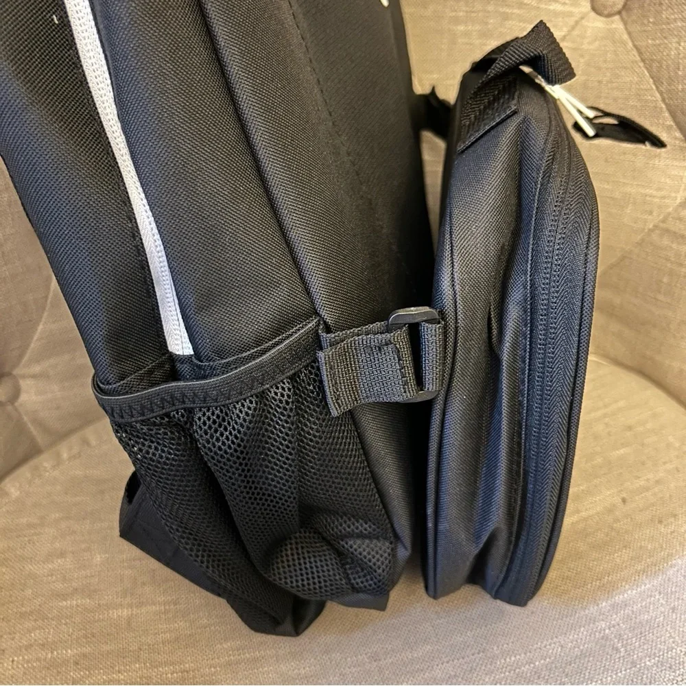 {PUMA} black and white full size backpack NWT - Picture 2 of 8